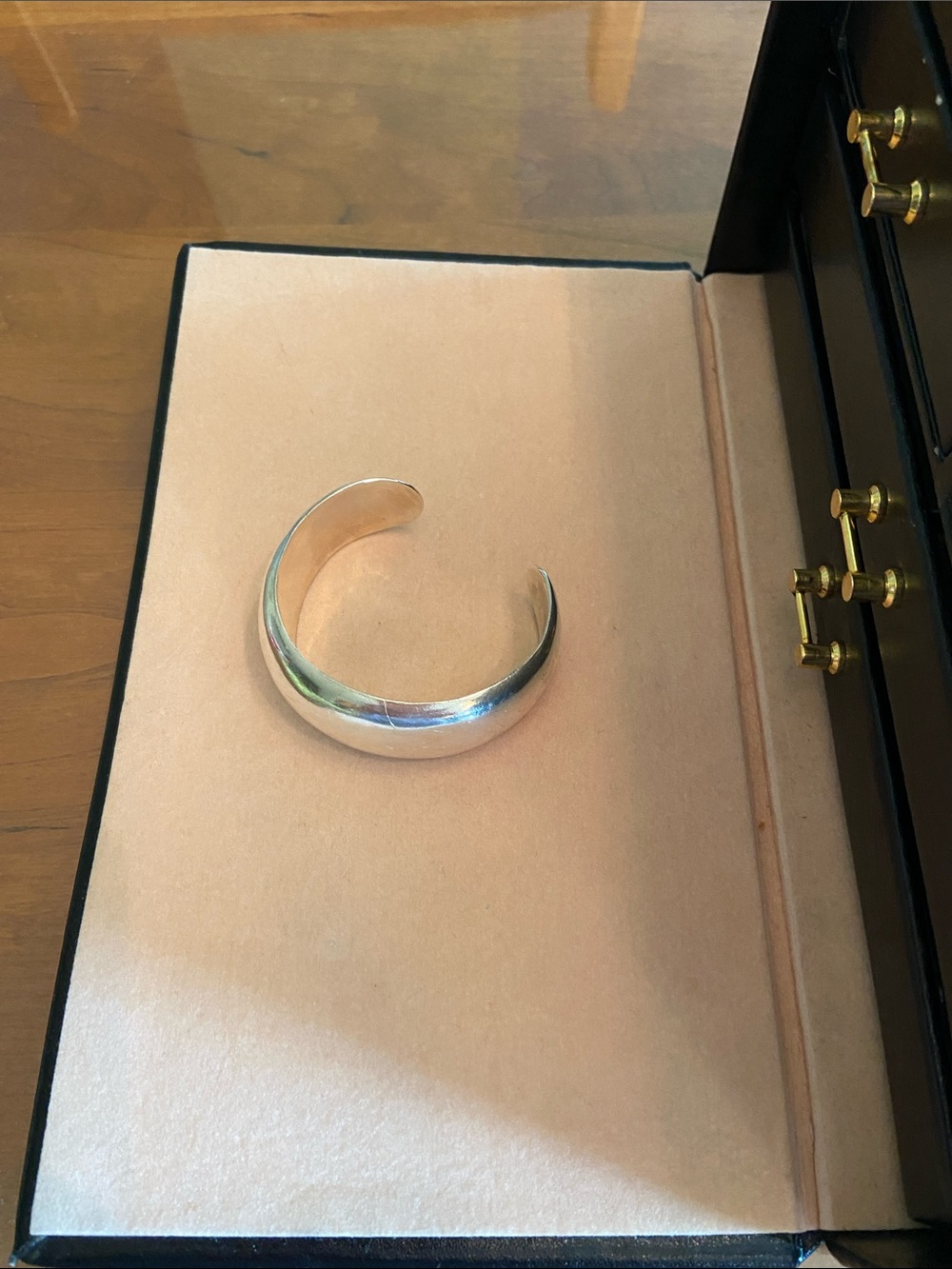 Vintage 1980’s Sterling Silver Cuff Bracelet. Very Bright with lots of shine.